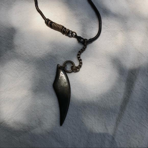 Annie Costello Brown Dagger Necklace - Picture 9 of 10